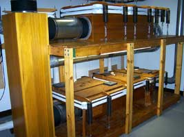 Photo of the organ bellows