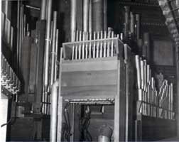 photo of inside the left organ chamber