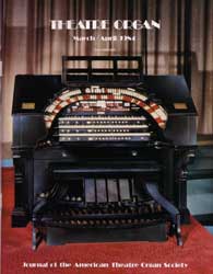 Front cover of Theatre Organ magazine February March 1978