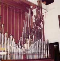 Photo of ranks of pipes