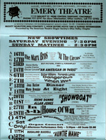 Photo of one of many classic film flyers