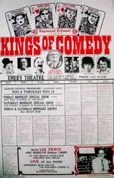 Poster of the kings of comedy concert series.