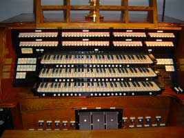 Photo of console at Darin's home with modifications