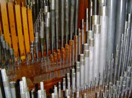 photo of Great and Choir chest at Darin's home